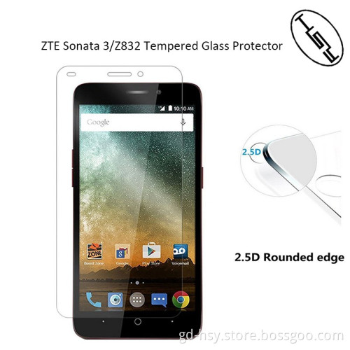 HUYSHE mobile phone use tempered glass screen protector for ZET Sonata 3 / Z832